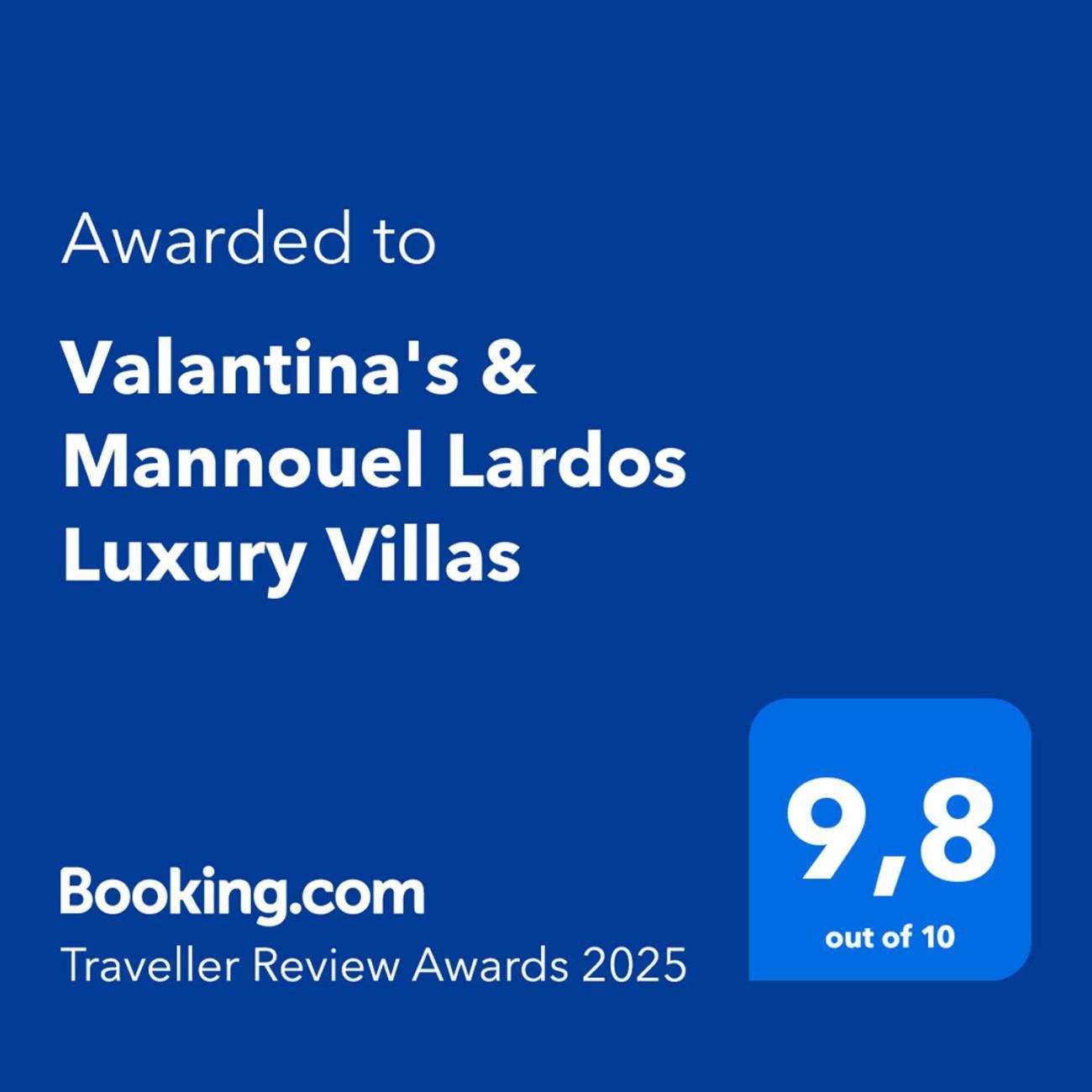 Valantina'S & Mannouel Lardos Luxury Villas ภายนอก รูปภาพ